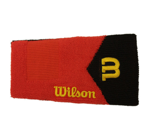 [WILSON] WTA660440ORBL 윌슨 MLB 18cm 손목밴드 오/검 