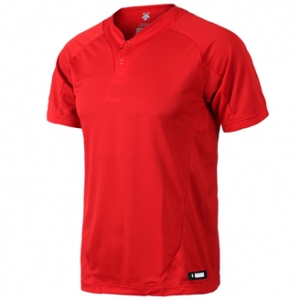 [DESCENTE] S411WWTS05 RED0 하계용셔츠 (DB-201R)