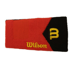 [WILSON] WTA660440ORBL 윌슨 MLB 18cm 손목밴드 오/검 